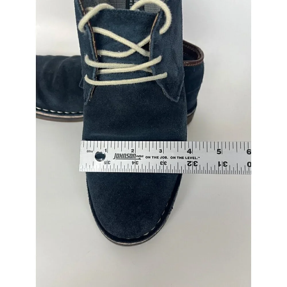 Kenneth Cole Shoes boots Mens 8.5 M Blue Suede Desert Sun Chukkas Hipster‎